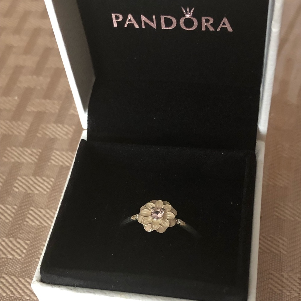 Pandora Blooming Dahlia Ring